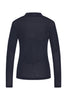 Roll Neck Blouse - Dark Blue