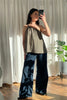 Arcadia Top - Black/Beige Check
