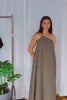 Arcadia Dress - Black/Beige Check