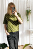 Athena Blouse - Olive Spot