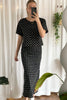 Sappho Skirt - Black/White