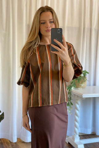 Athena Blouse - Stripe