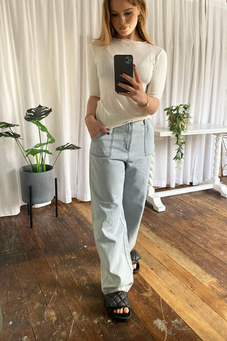 Calliope Top - Cream