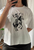 Cowgirl Tee - White