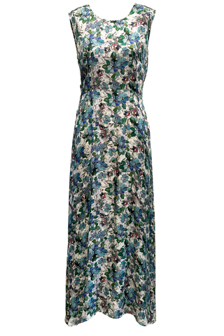 Charlotte Sleeveless Dress - Floral Silk
