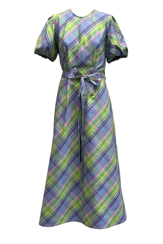 Tilly Frock - Check Silk