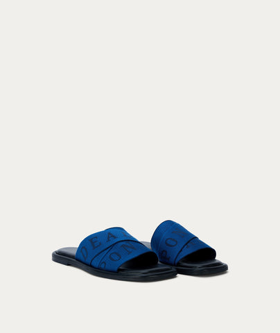 Logomania Slide - Rockpool/Black