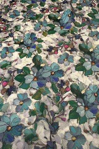 Tilly Dress - Green/Blue Floral