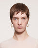 Fizzy Heart Earrings Large - Gold plated