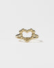 Fizzy Heart Ring - Gold Plated