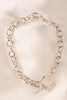 Cable Chain Fob Bracelet - Sterling Silver