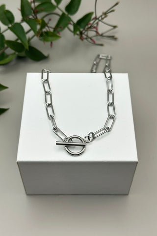 Fob Chain Link Necklace