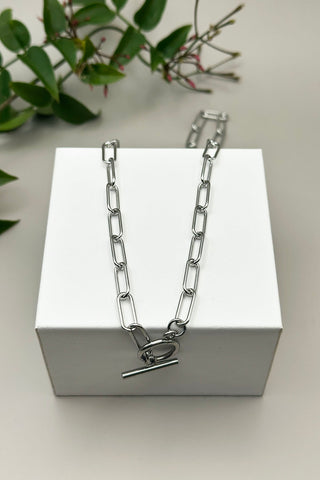 Fob Chain Link Necklace