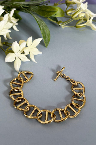 Frida FOB Bracelet - Gold Plate