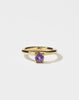 Glow Ring - Gold Plate with Amethyst