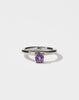 Glow Ring - Sterling Silver with Amethyst