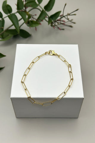 Chain Link Bracelet - Gold Plated