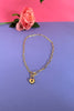 Chain Link Necklace - Fob + Heart