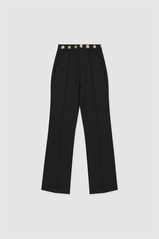 Irida Bootcut Pants - Noir