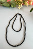 Jet Bead Necklace - 90cm