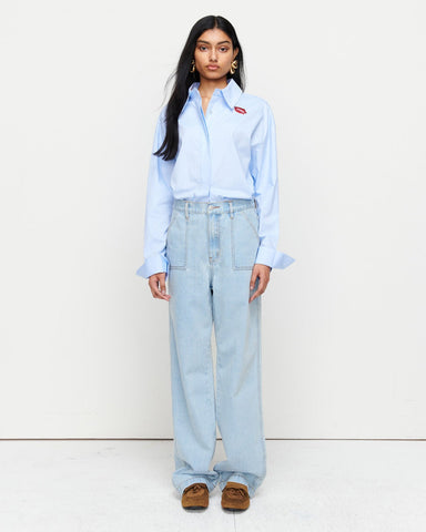 Straight Leg Jean - Blue.