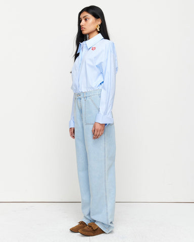 Straight Leg Jean - Blue.