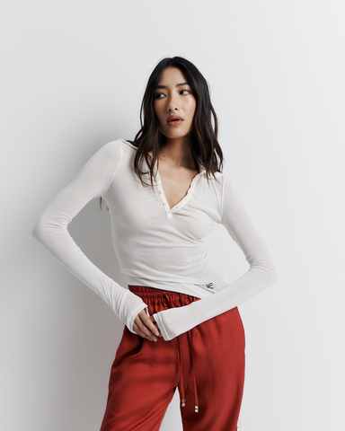 Louise Knit Top (White)
