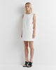 Lips Shift Dress - White