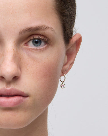 Posie Signature Hoops - Sterling Silver