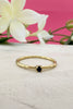 Mini Solitaire Ring - Gold Plate
