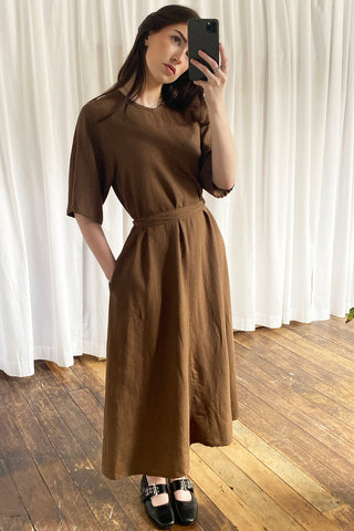 Olympia Dress - Chicory