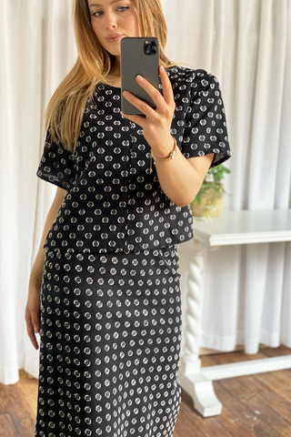 Olympia Top - Black/White
