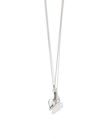Banana Charm Necklace -Sterling Silver