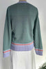 Stichill V Neck Cardigan - Caspian