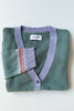 Stichill V Neck Cardigan - Caspian