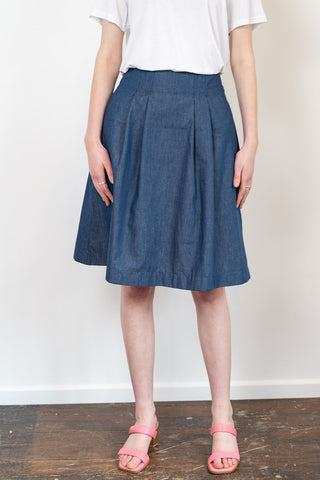Clarette Skirt - Chambray