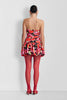 Dolcie Strapless Mini Dress - Rojo Print