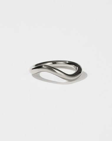 Twisted Halo Band - Sterling Silver