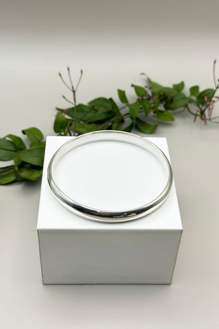 Bangle 8mm x 65mm - Silver