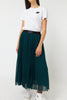 Billowy Pleated Skirt - Forest