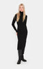 Mila Rollneck Dress - Black