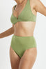 Whitney High Waist Brief - Olive