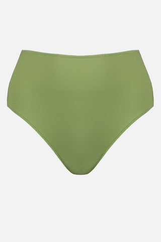 Whitney High Waist Brief - Olive