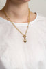 Chain Link Necklace - Fob + Heart