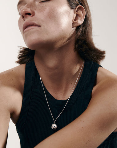 Nell Shell Necklace - Sterling Silver