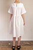 Eden Midi Dress- Crisp White