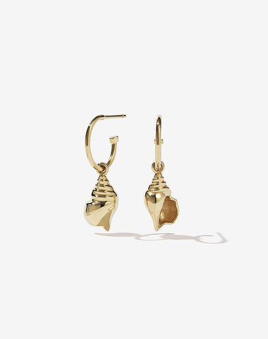Conch Signature Hoops - Gold Plated