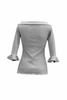Carla Top - Grey Marle
