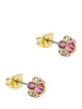 Gemme Crystal Gem Stud - Gold