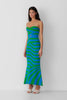 Aude Maxi Dress - Aqua